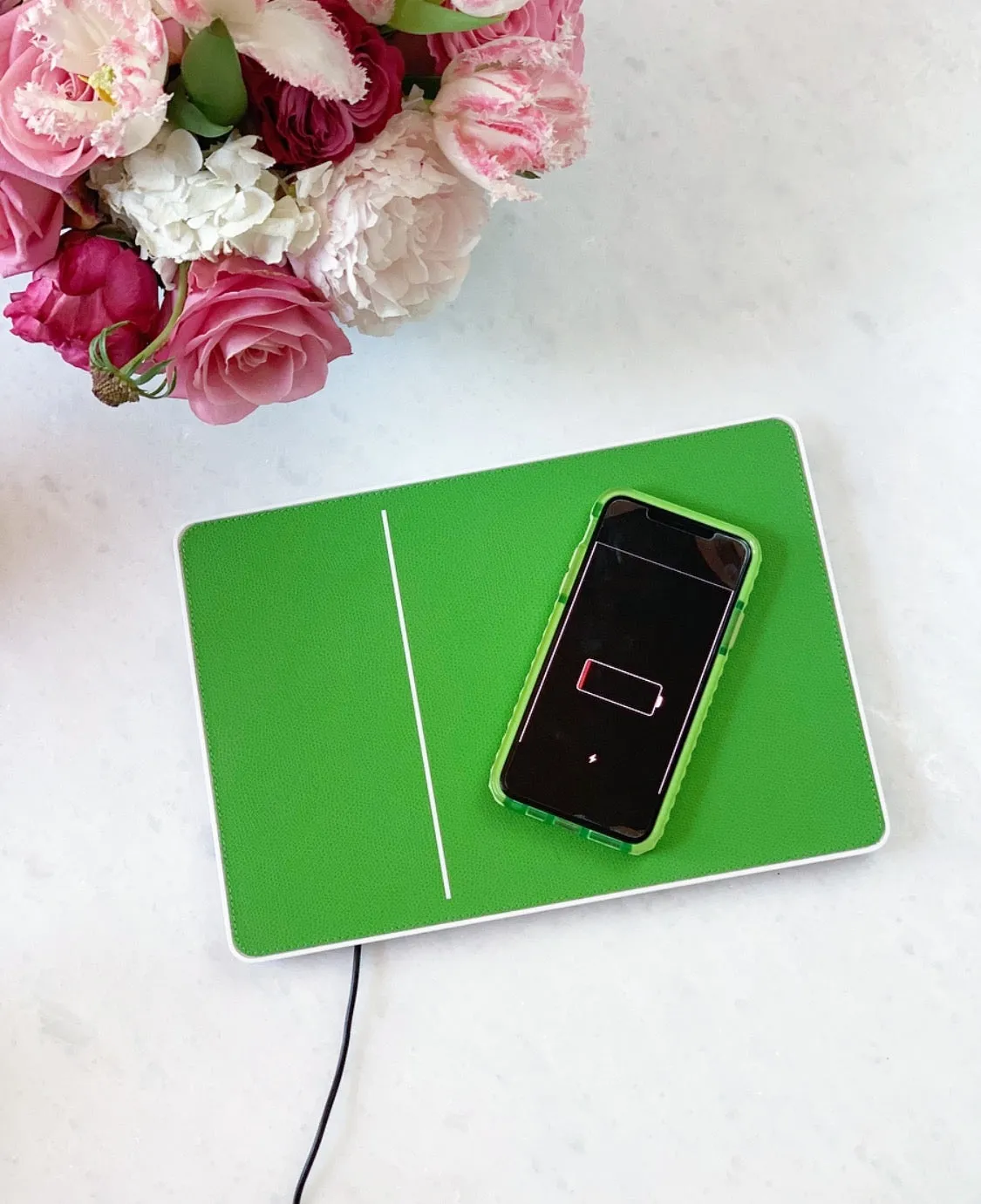 Small Leather Phone Charging Pad