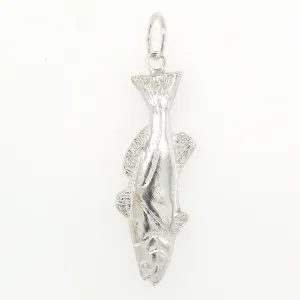 SS Red Fish Pendant