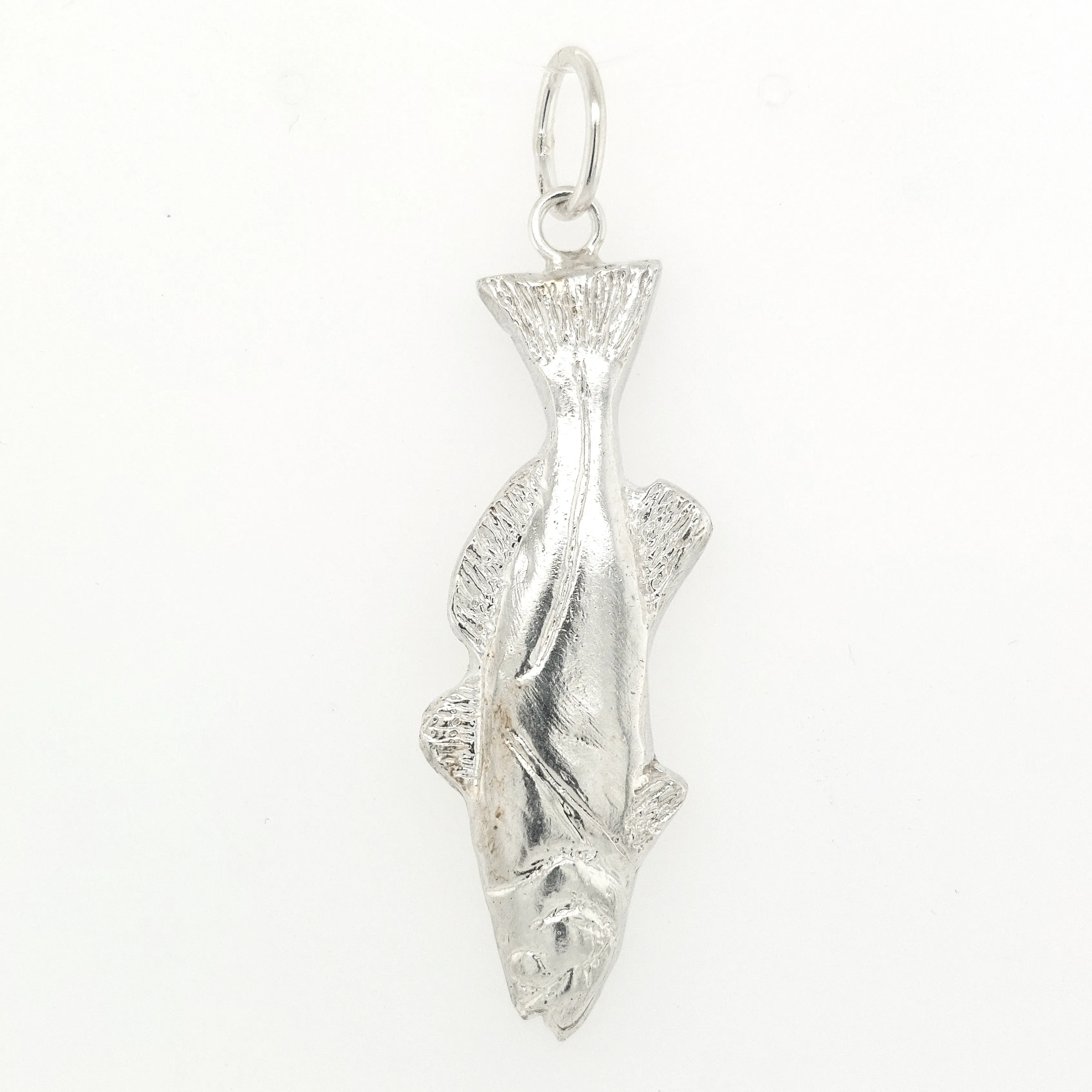 SS Red Fish Pendant