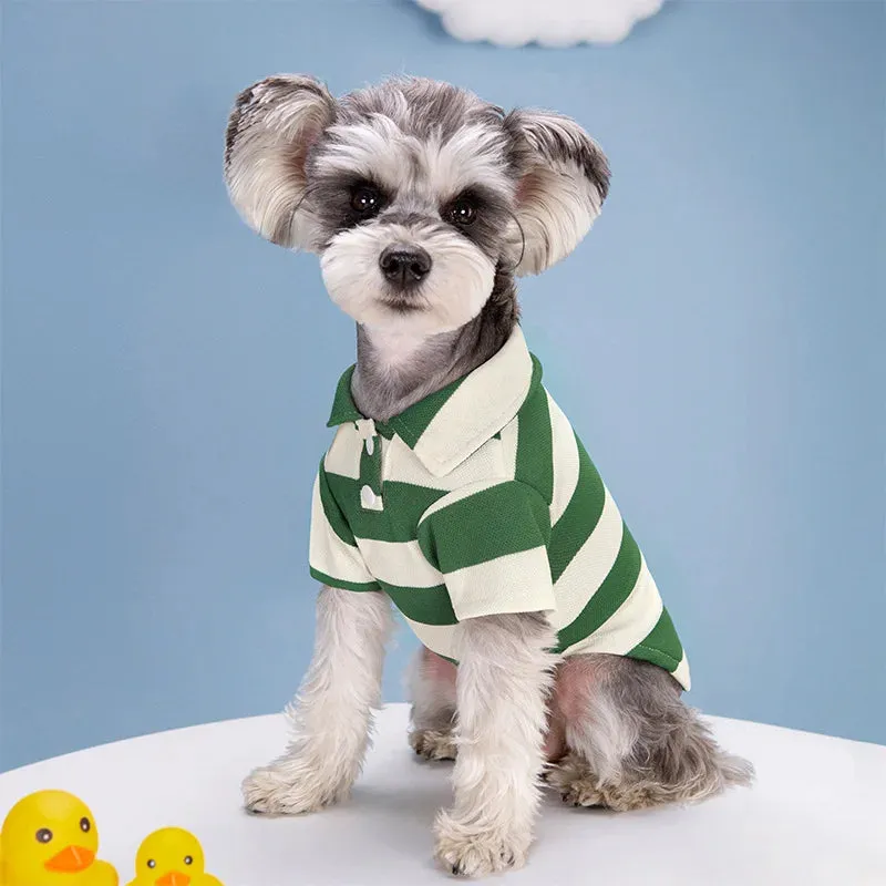 Striped Polog Dog Shirt