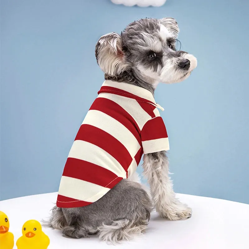 Striped Polog Dog Shirt