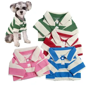Striped Polog Dog Shirt