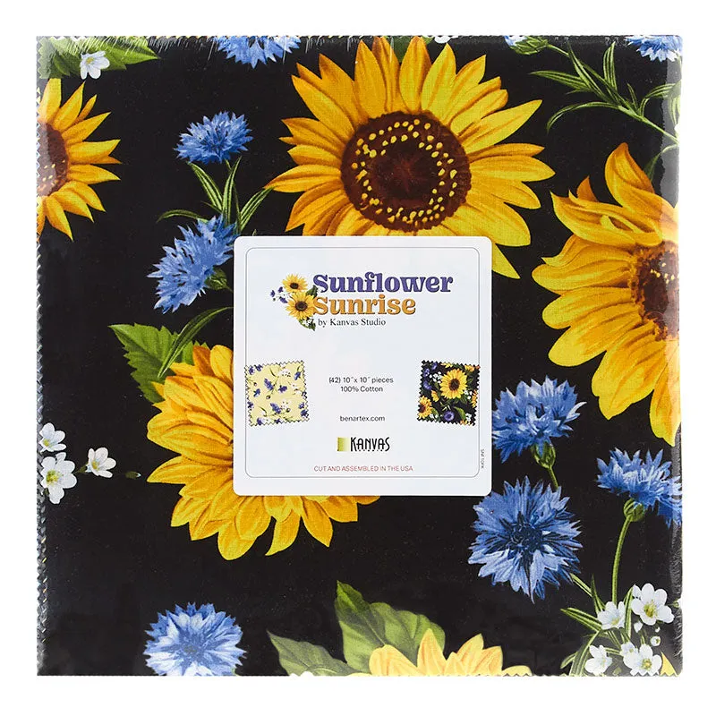 Sunflower Sunrise Favorites 10" Squares