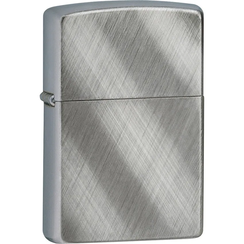 Zippo Chrome Diagonal Weave Lighter